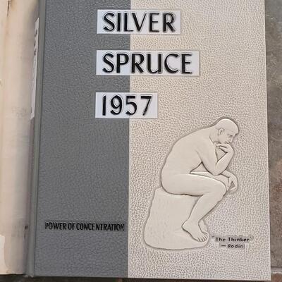 Lot 584: 1956 & 1957 CSU Silver Spruce Year Books
