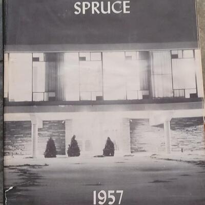 Lot 584: 1956 & 1957 CSU Silver Spruce Year Books