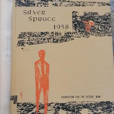 Lot 585: 1958 & 1959 CSU Silver Spruce Yearbooks