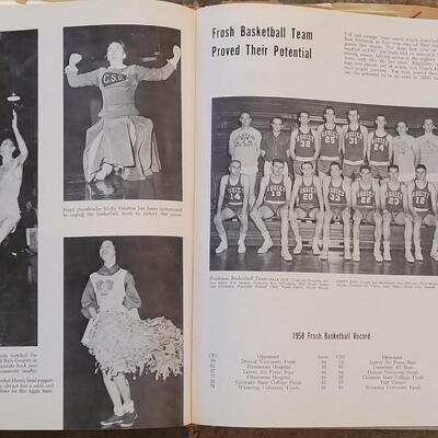 Lot 585: 1958 & 1959 CSU Silver Spruce Yearbooks