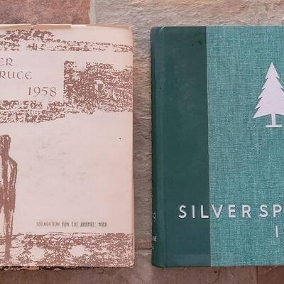 Lot 585: 1958 & 1959 CSU Silver Spruce Yearbooks