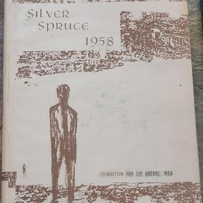 Lot 585: 1958 & 1959 CSU Silver Spruce Yearbooks