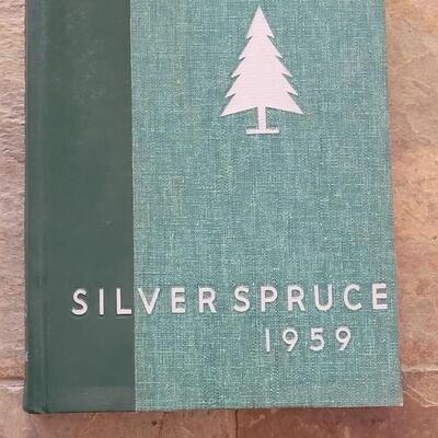 Lot 585: 1958 & 1959 CSU Silver Spruce Yearbooks