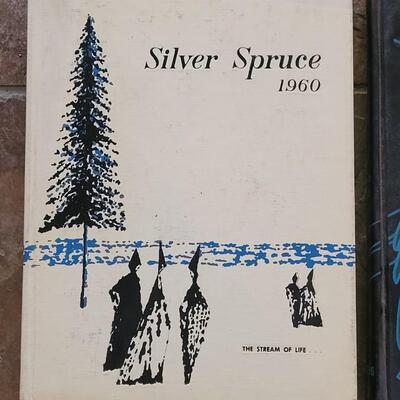 Lot 586: 1960 & 1961 CSU Silver Spruce Yearbooks