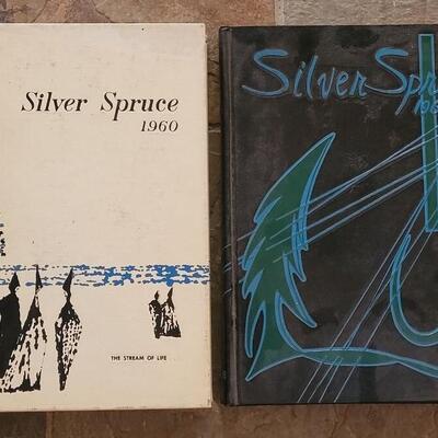 Lot 586: 1960 & 1961 CSU Silver Spruce Yearbooks