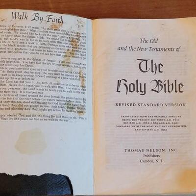 Lot 588: 1952 Soft Leather Bible 
