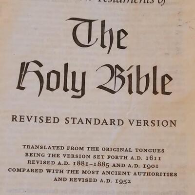 Lot 588: 1952 Soft Leather Bible 
