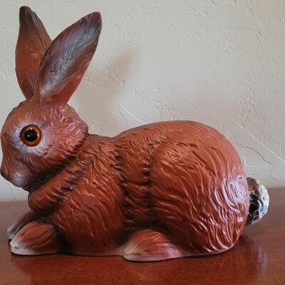 Lot 590: Vintage Hard Plastic Rabbit