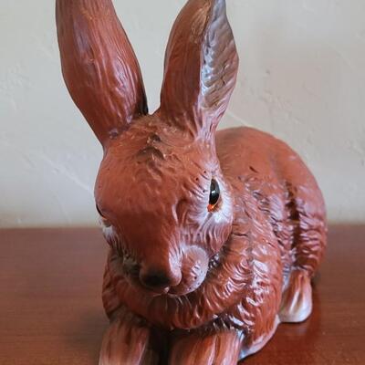 Lot 590: Vintage Hard Plastic Rabbit
