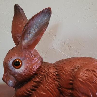 Lot 590: Vintage Hard Plastic Rabbit