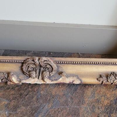 Lot 592: (2) Antique Picture Frames- one Gold Gilt