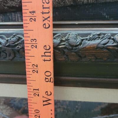 Lot 592: (2) Antique Picture Frames- one Gold Gilt