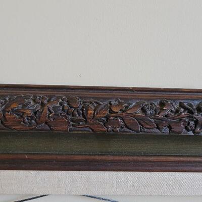 Lot 592: (2) Antique Picture Frames- one Gold Gilt