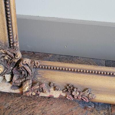 Lot 592: (2) Antique Picture Frames- one Gold Gilt