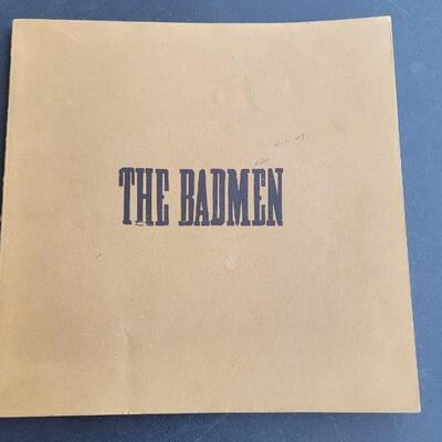 Lot 593: The Badmen 1963 Book