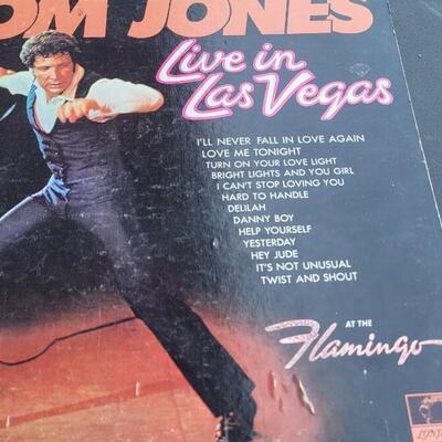 Lot 594: Vintage Album Lot - with Tom Jones, BJ Thomas & Mickey Finn's