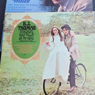Lot 594: Vintage Album Lot - with Tom Jones, BJ Thomas & Mickey Finn's
