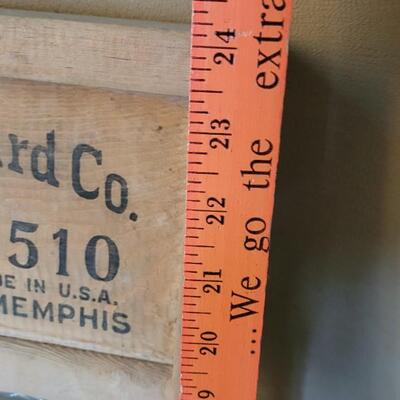 Lot 603: Antique Wood & Glass Washboard 