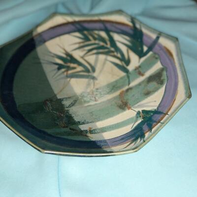 Lot 29 - Pottery Bamboo Footed Platter