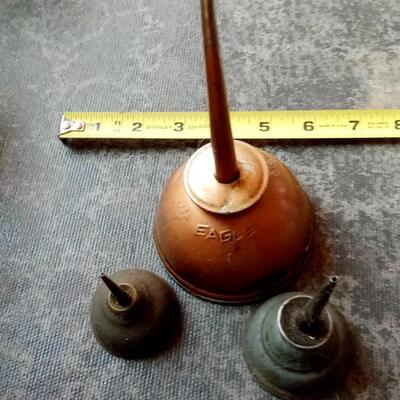   LOT 51              THREE SMALL OIL CANS