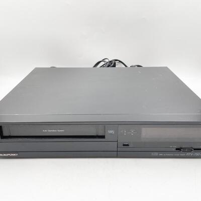 BLAUPUNKT RTV-750 HIFI VHS PLAYER W/ PLUG ADAPTER