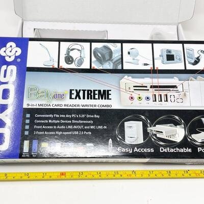 SOYO BAYONE EXTREME 9-IN-1 MEDIA CARD WROTER/READER COMBO