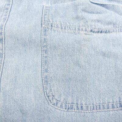 TOPEKA CAPITOL JOURNAL â€œCJ ONLINEâ€ DENIM BUTTON-UP SHIRT - MENâ€™S XL