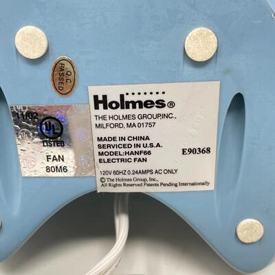 HOLMES 8â€ BLUE PLASTIC FAN