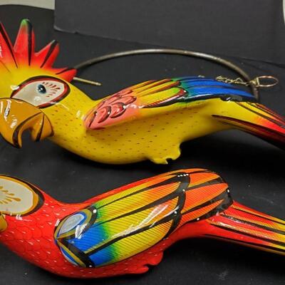 Colorful Ceramic Exotic Birds