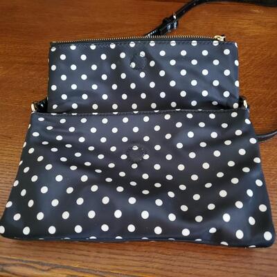 Kate Spade NY Black Polka Dot Crossbody Bag 