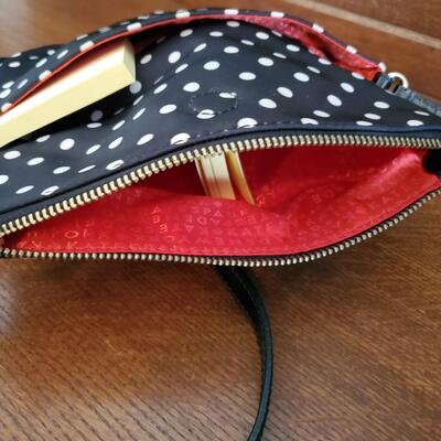 Kate Spade NY Black Polka Dot Crossbody Bag 