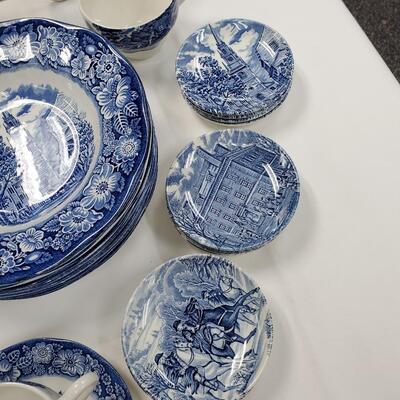 Liberty Blue Dishware