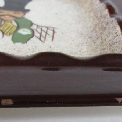 Vintage Square Plate Lorraine of California 1960s 
