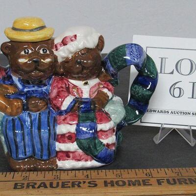 Cute 3 Bears Figural Teapot