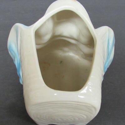 Vintage Pottery Baby Planter, Unmarked