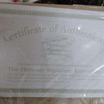 Large Doll In Original Box, Unused, Heritage Signature Collection