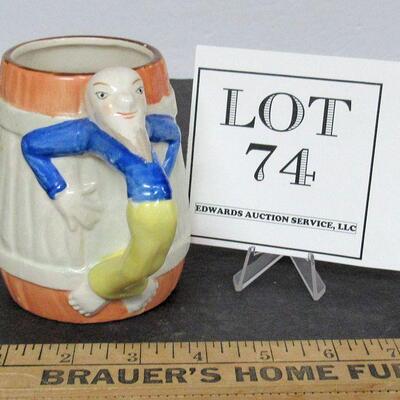 Comical Hillbilly Theme Beer Mug, Occupied Japan