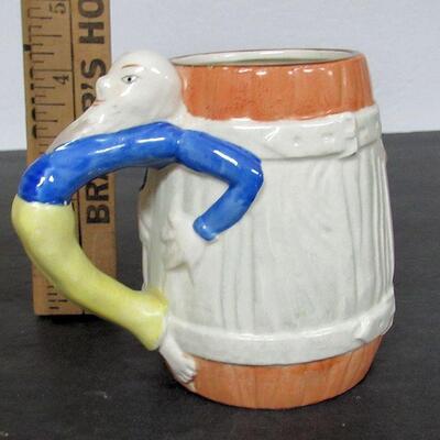 Comical Hillbilly Theme Beer Mug, Occupied Japan