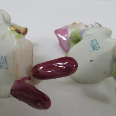 Fancy Detailed Occupied Japan Shelf Sitters Boy and Girl