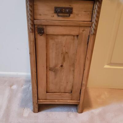 Small pine table drawer