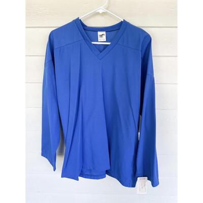 PEAR SOX BLUE JERSEY-STYLE LONG SLEEVE SHIRT - SIZE YOUTH L/XL