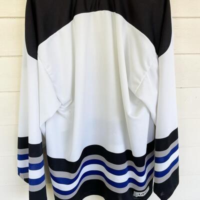 WICHITA THUNDER HOCKEY JERSEY #5 - 1994 â€œWILLIAM â€˜BILLâ€™ LEVINS MEMORIAL TROPHY CHAMPIONSâ€ 