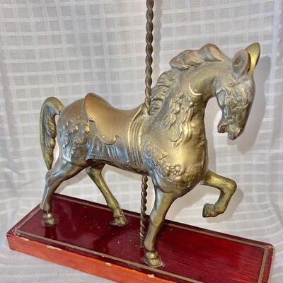 Brass Carousel Horse figurine 