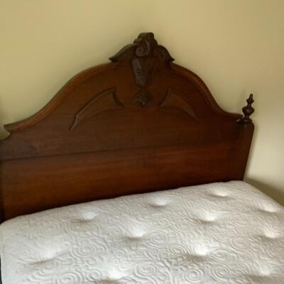 Vintage Jr Bed with New Mattress