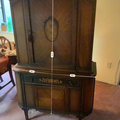 Vintage Depression Ear Sideboard Buffet Hutch 