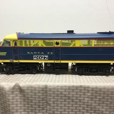 G scale Model Train Santa Fe Diesel Engine, A & B units.