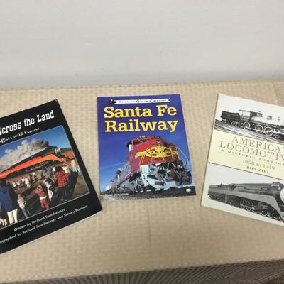 Train Railway Locomotive Coffee Table Book Set 