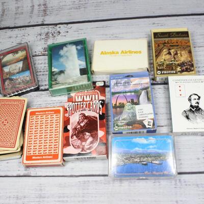 Lot of Vintage Used and Unopened Playing Cards 