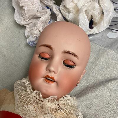 Antique Vintage CM Bergmann Simon & Halbig Bisque Composite Sleepy Eye Doll