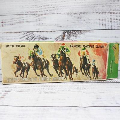 Vintage Bandal The Derby Battery Operated Horse Race Game